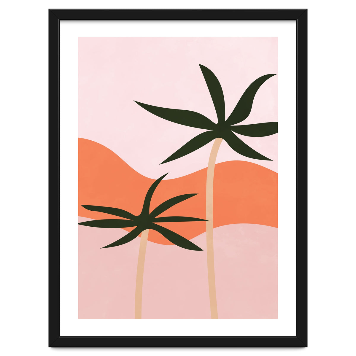 Bohemian Style Palm Trees