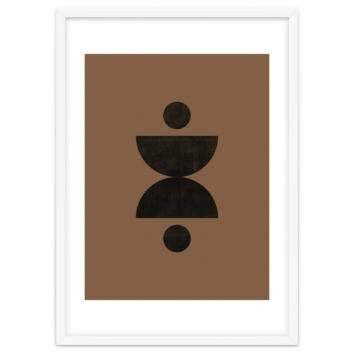 Mid-Century Modern No.27 - Woodblock Print