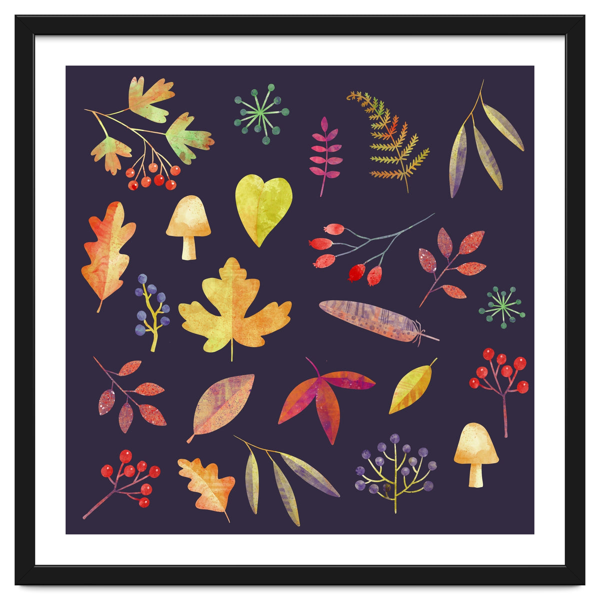 Autumn Walk In The Dark