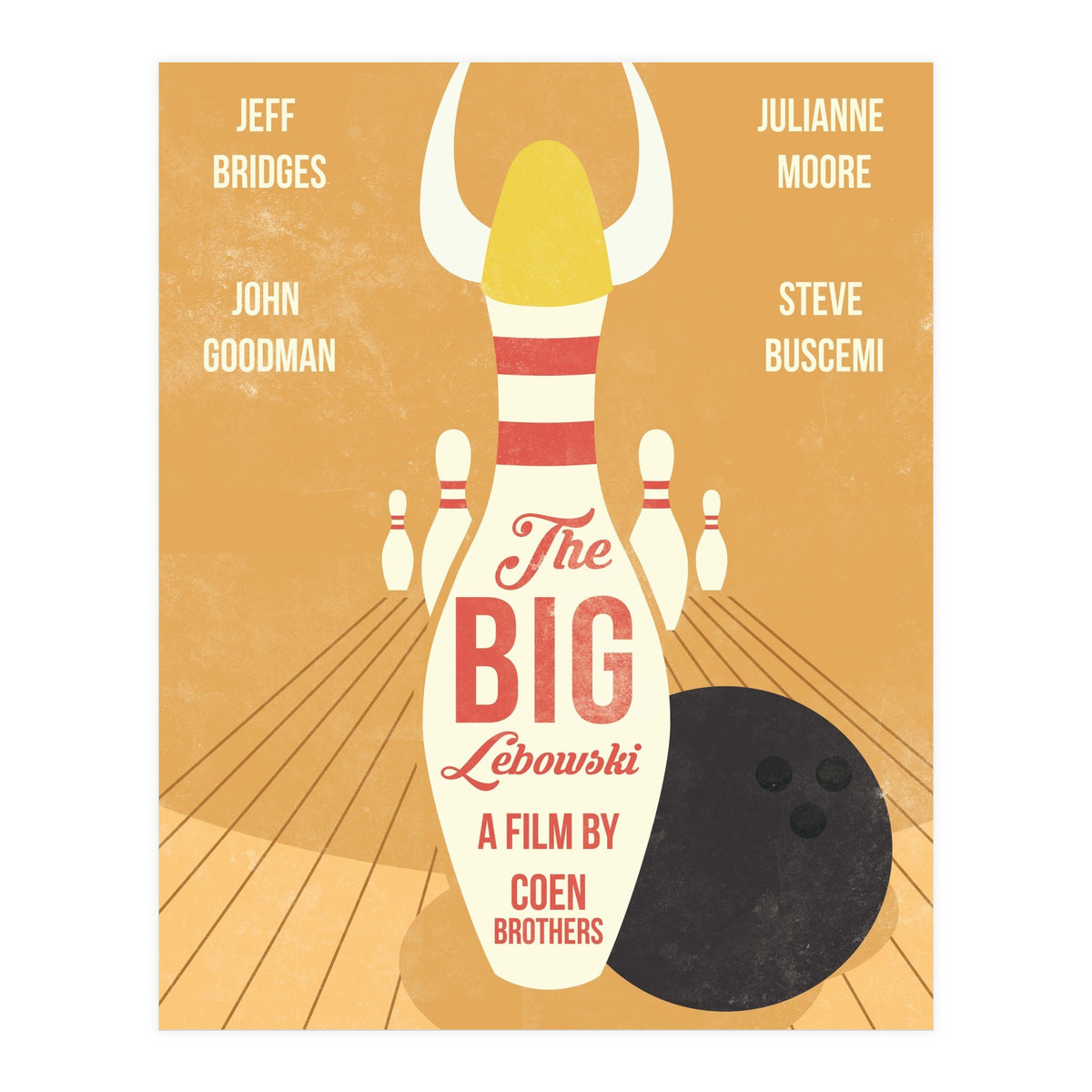 Big Lebowski movie poster (Print Only)