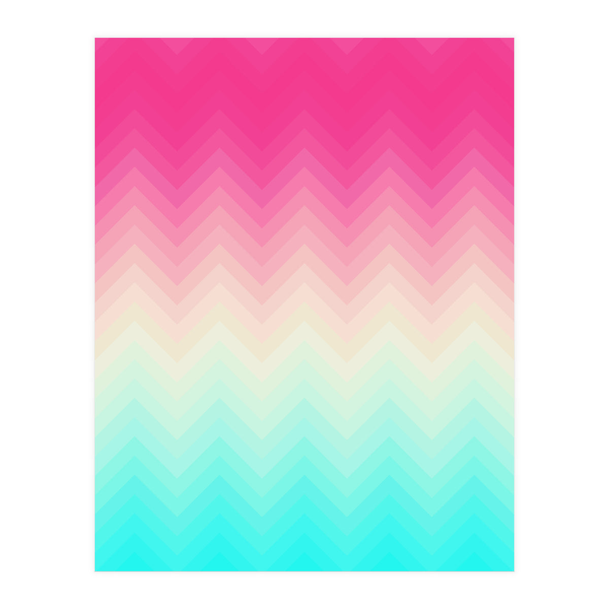 Chevron pink and blue (Print Only)
