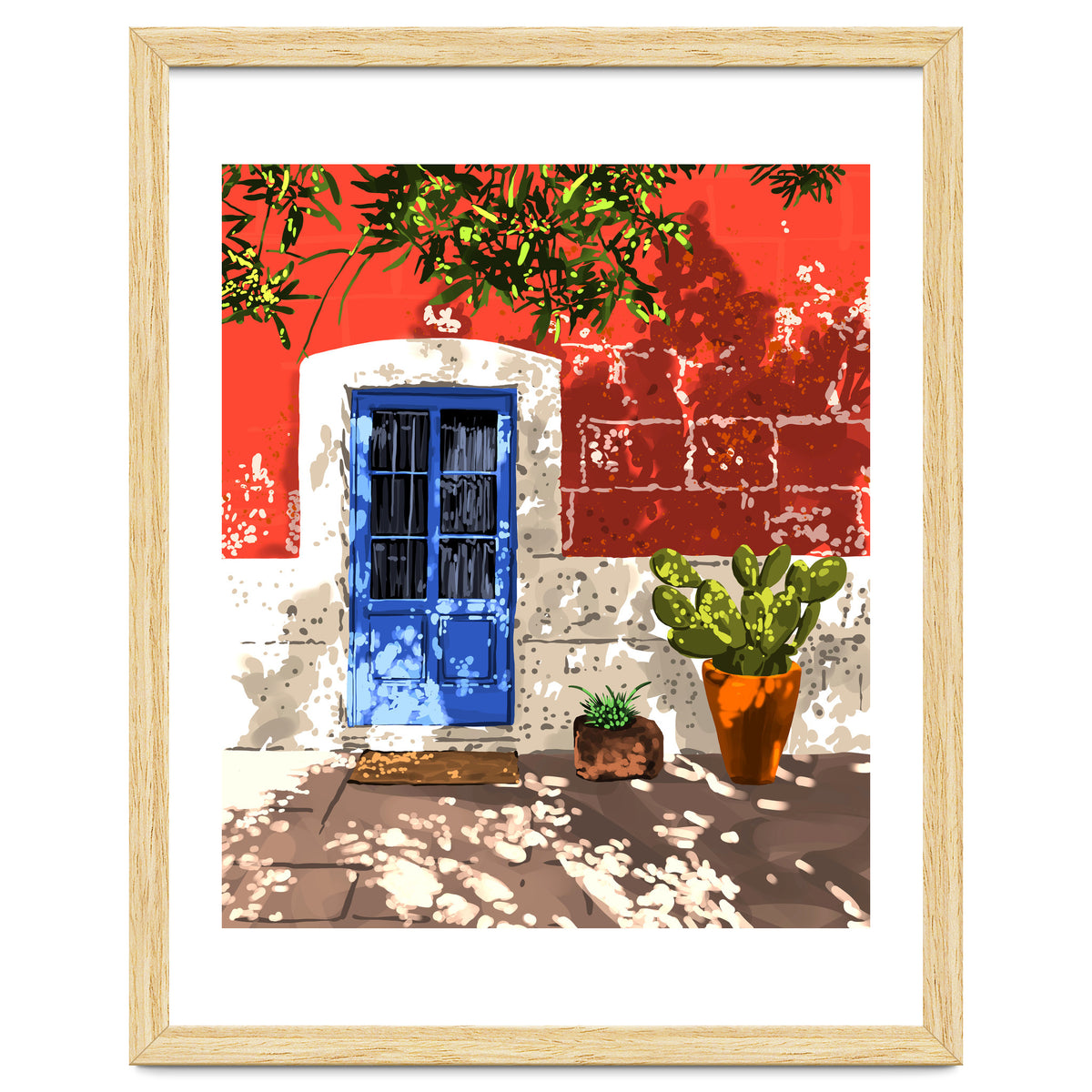 Intentful Living | Summer Architecture Travel Positivity | Optimism Good Vibes Bohemian House Door