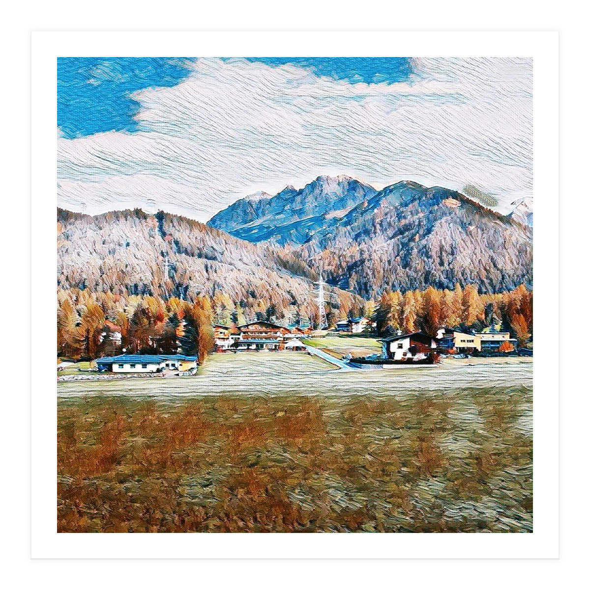 Trentino Alto Adige, Italy. (Print Only)