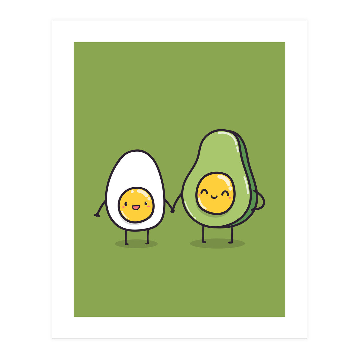 Egg Avocado best friends (Print Only)