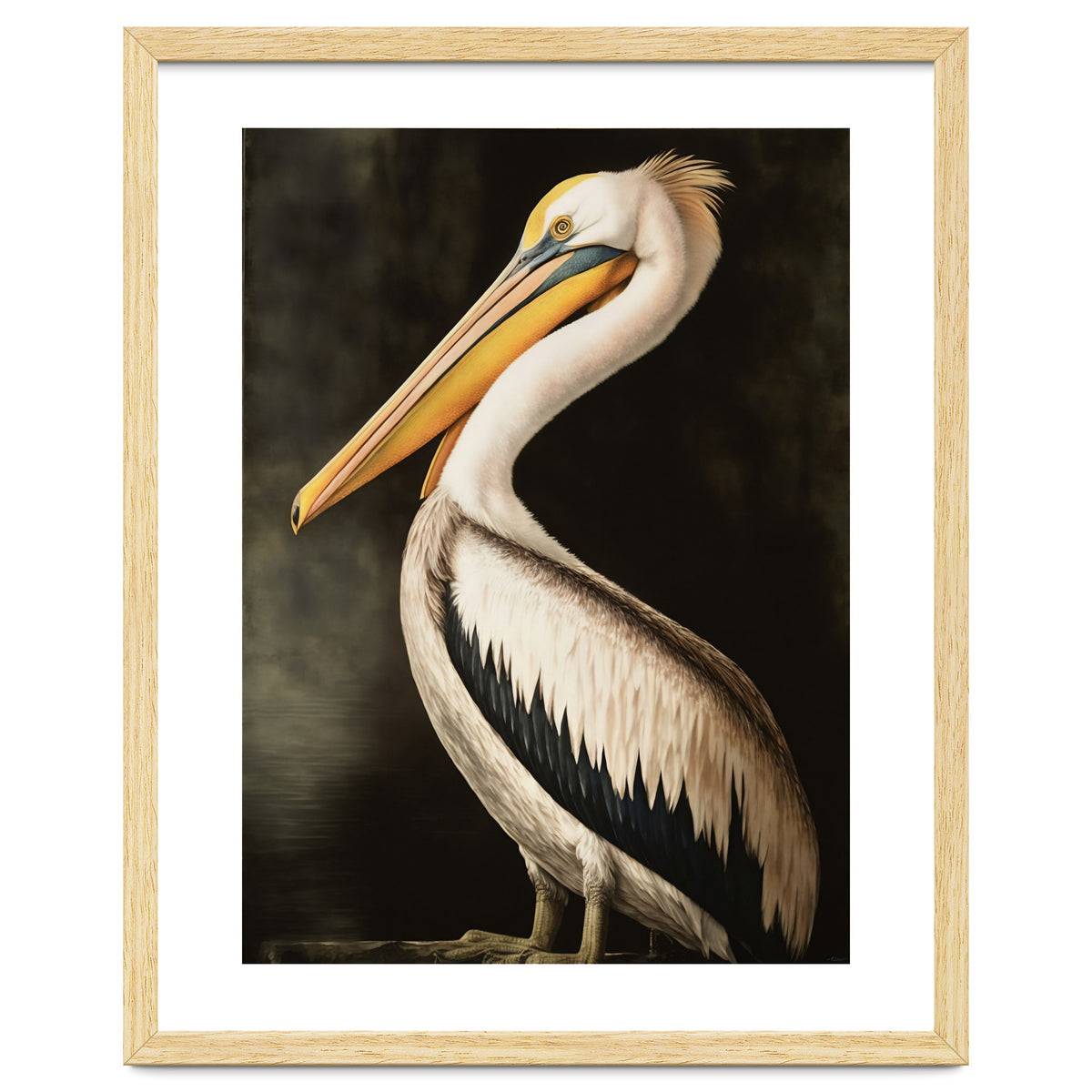 Pelican Oil Painting