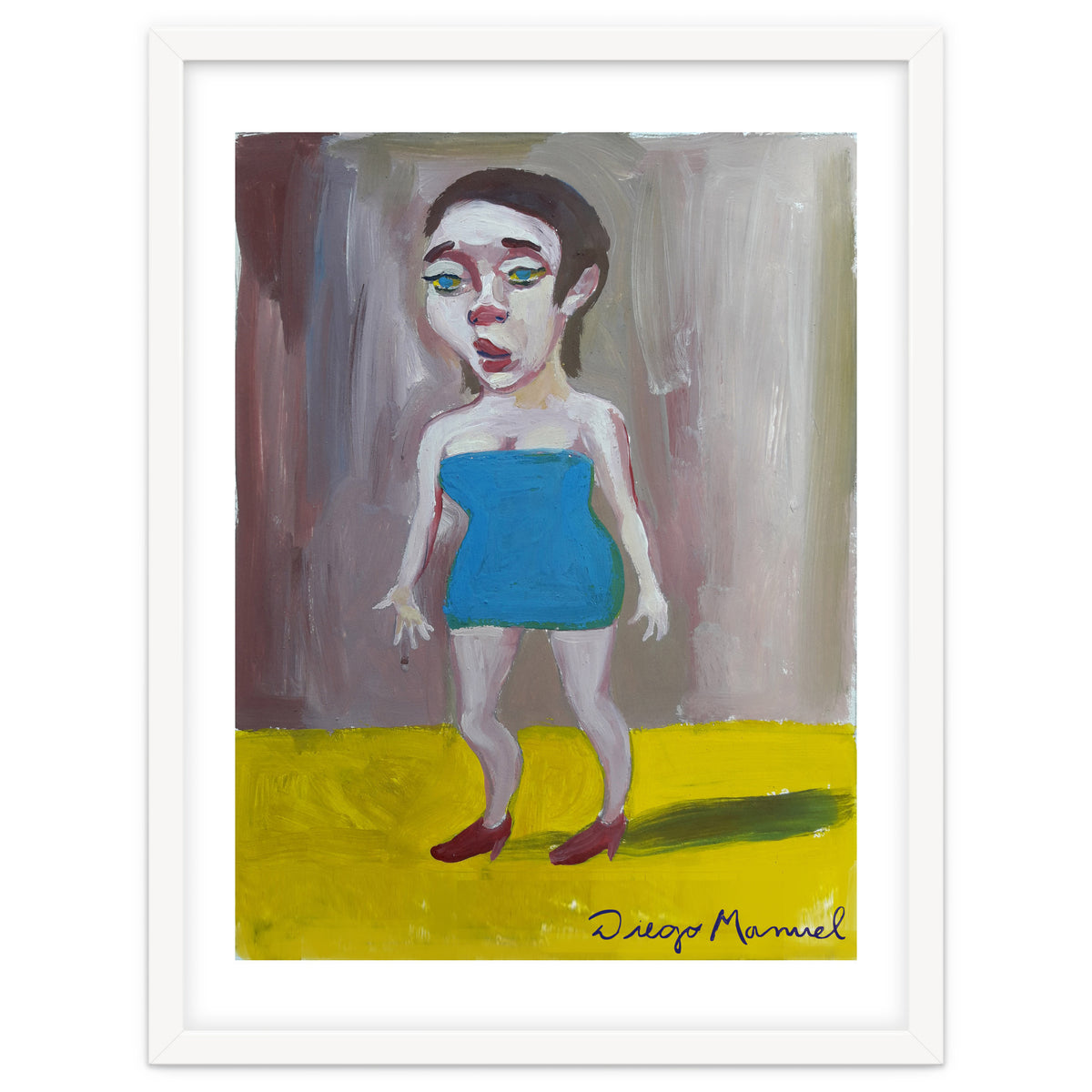 Light Blue Dress Girl