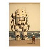 Giant Robot Japanese Woodblock Print (Print Only) thumbnail
