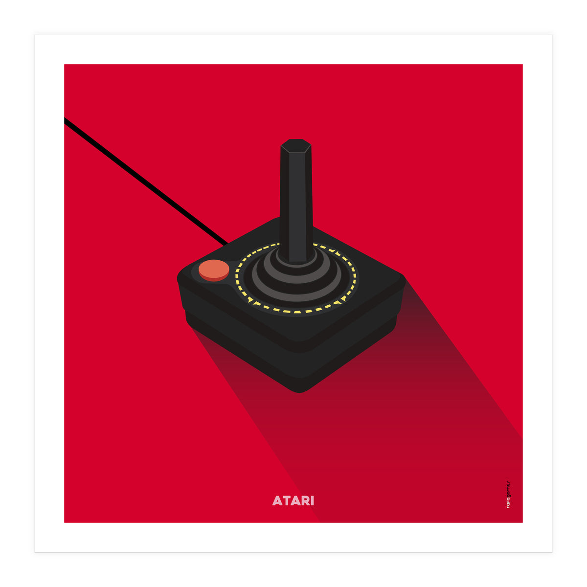 Joystick Videogames Atari (Print Only)