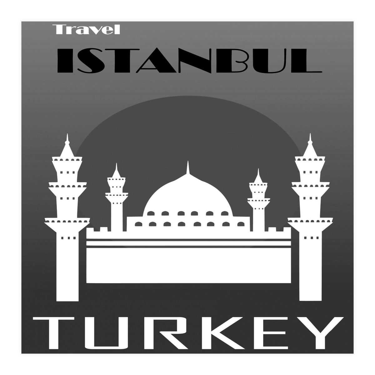 Istanbul Travel Poster  (Print Only)