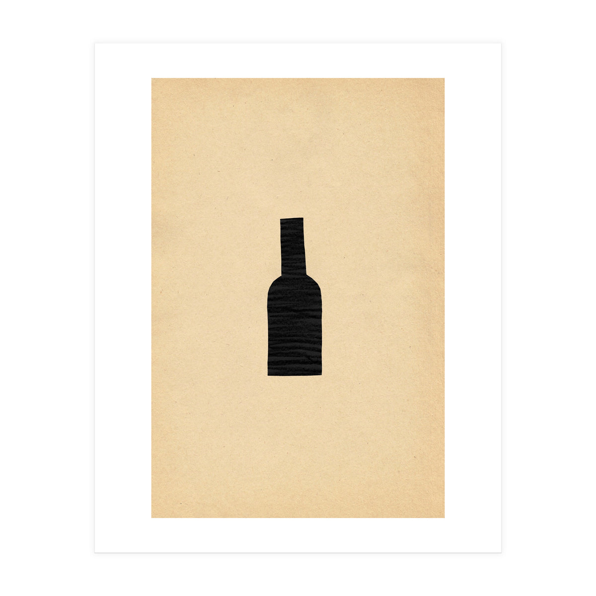 Abstract wine bottle (Print Only)