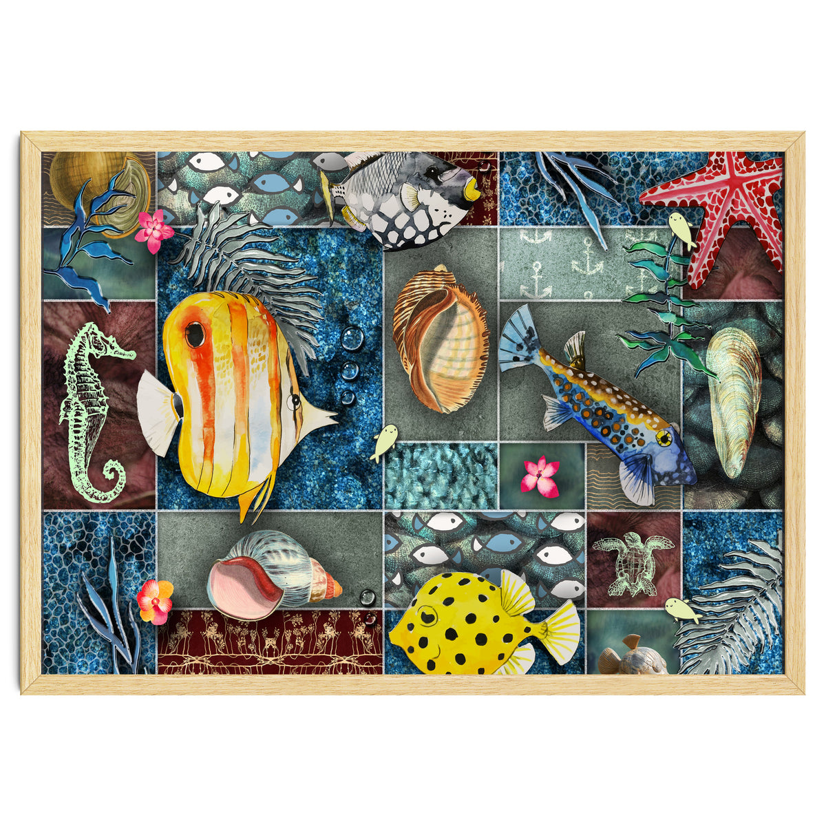Sea Life Collage