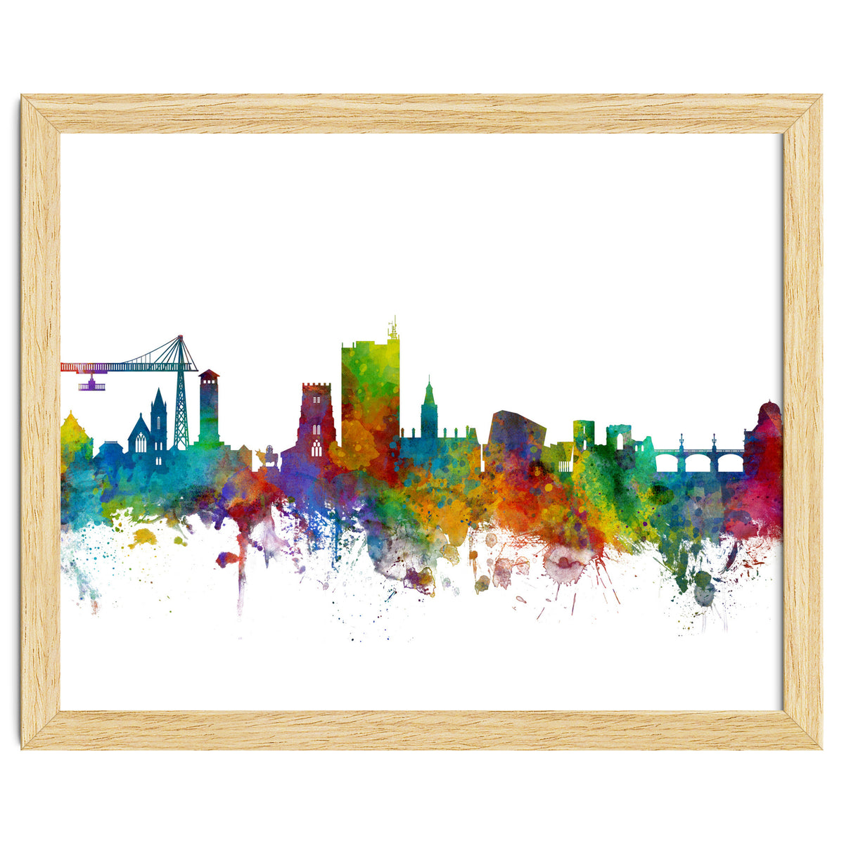 Newport Wales Skyline