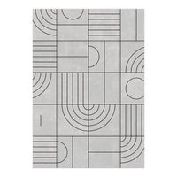 My Favorite Geometric Patterns No.21 - Grey (Print Only)