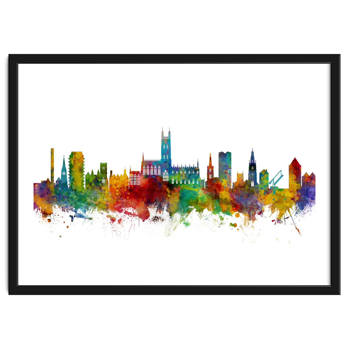 Gloucester England Skyline