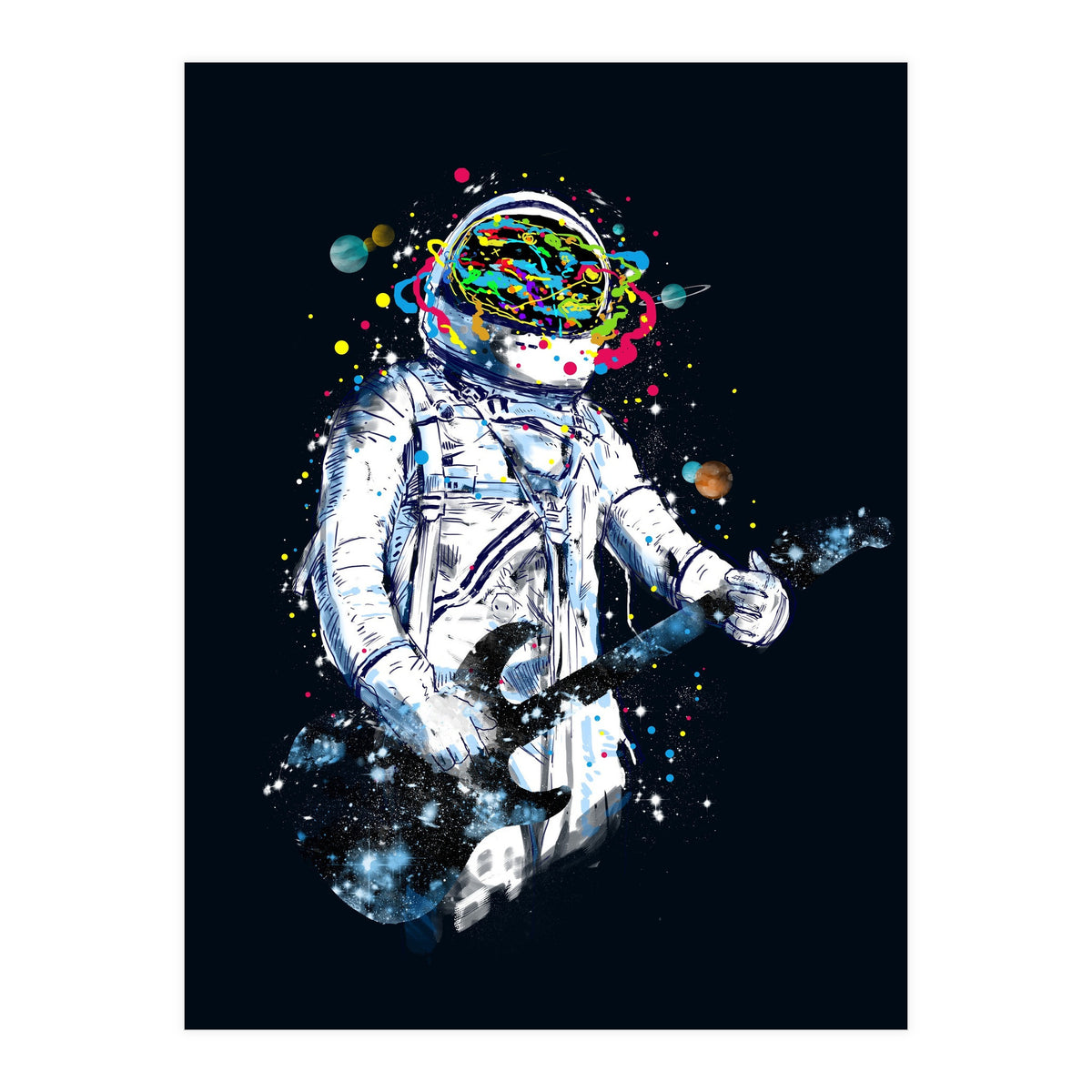 Space Guitar (Print Only)
