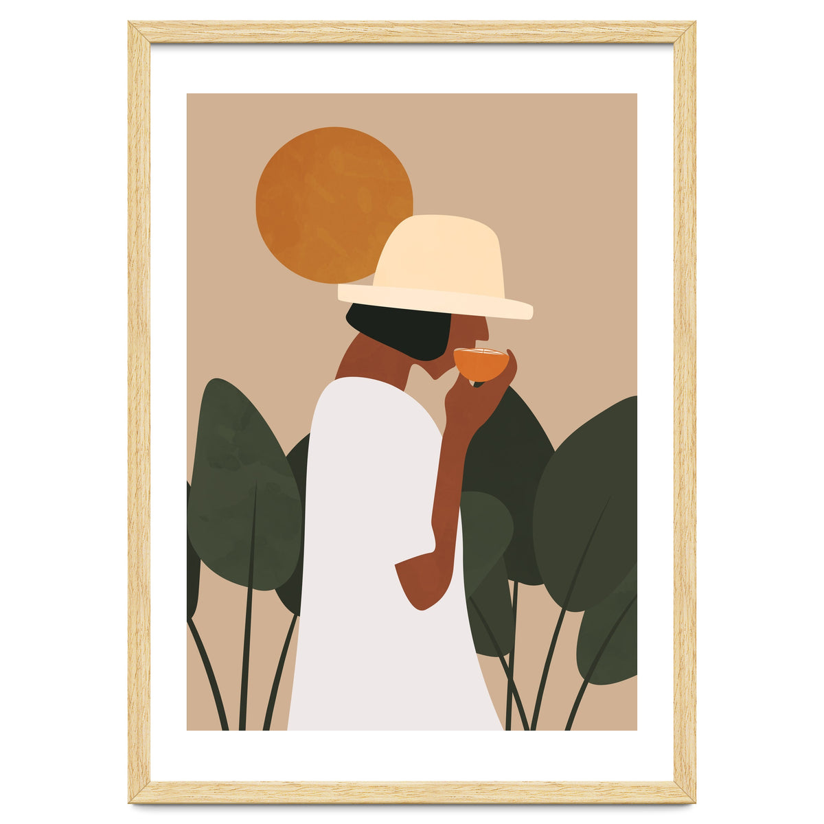 Boho Chic Woman at Park