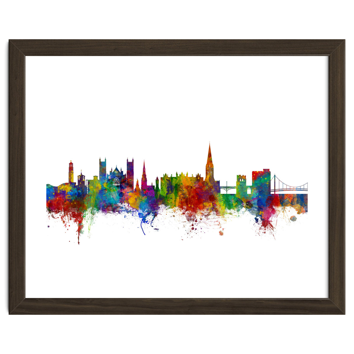 Exeter England Skyline