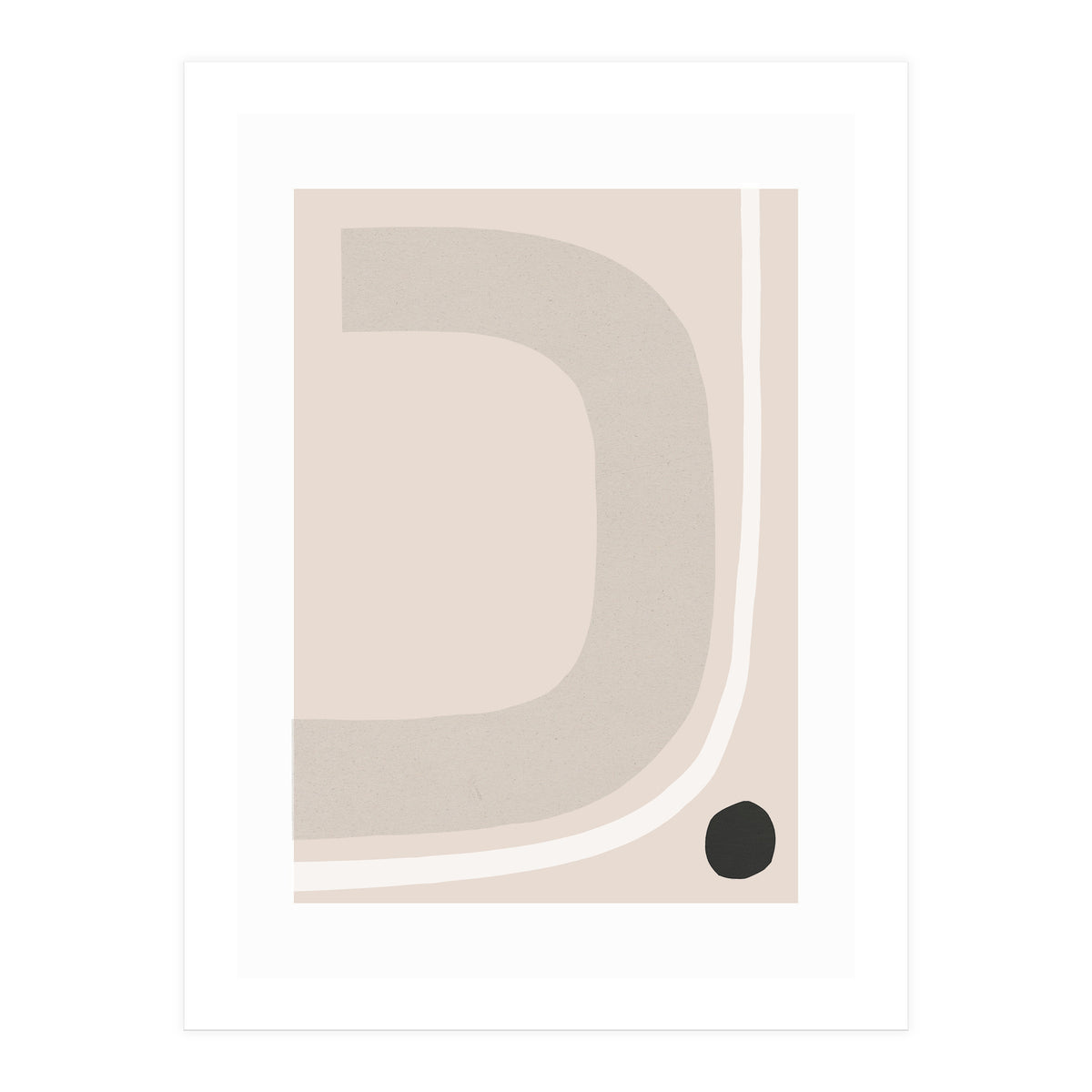 Beige Wave (Print Only)