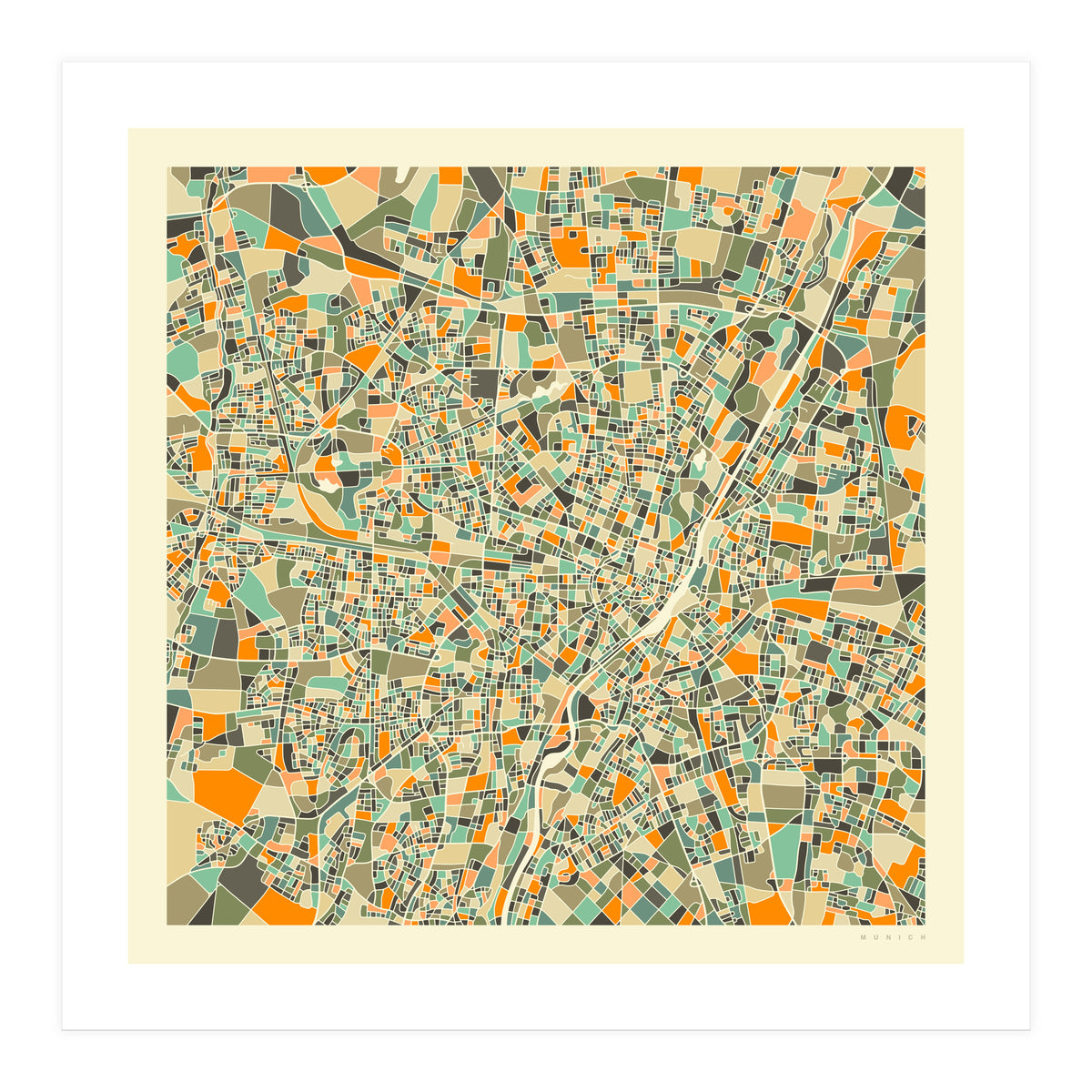 MUNICH MAP (Print Only)