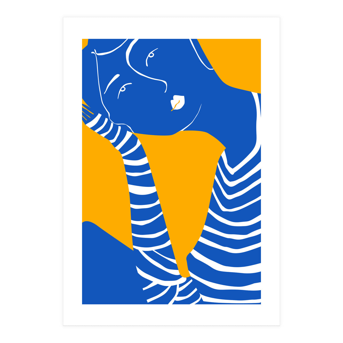 I'm Thinking Blue (Print Only)