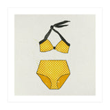Yellow polka dot bikini (Print Only) thumbnail
