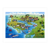 Tampa Bay Illustrated Map (Print Only) thumbnail