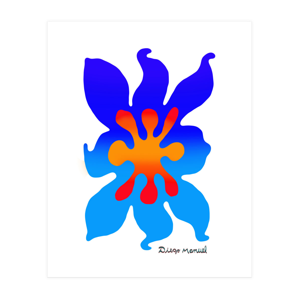 Fuego 75 Copia (Print Only)