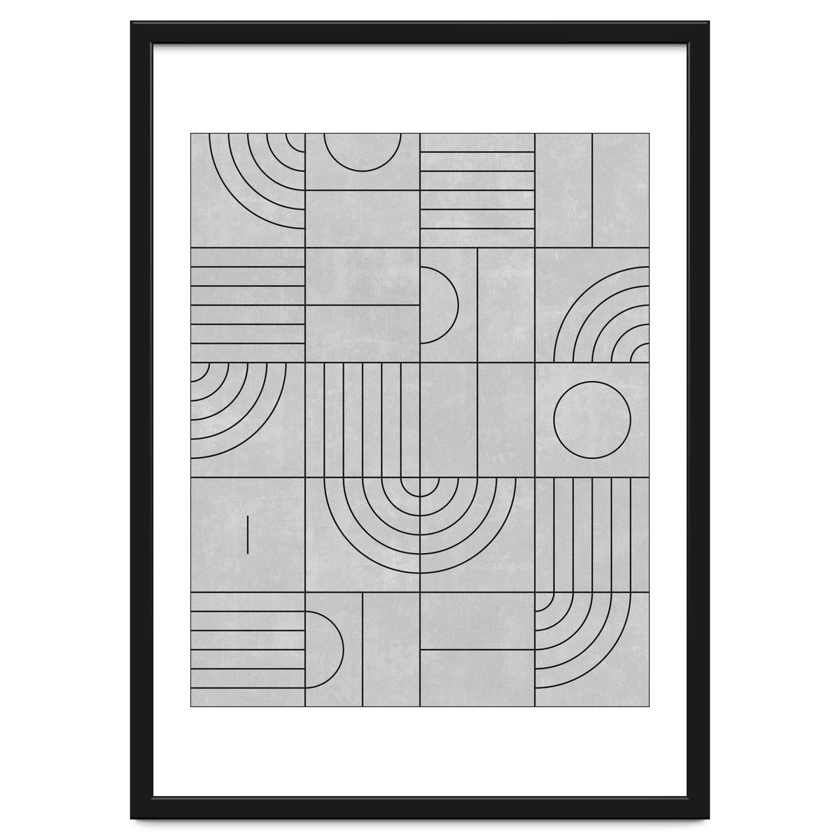 My Favorite Geometric Patterns No.21 - Grey