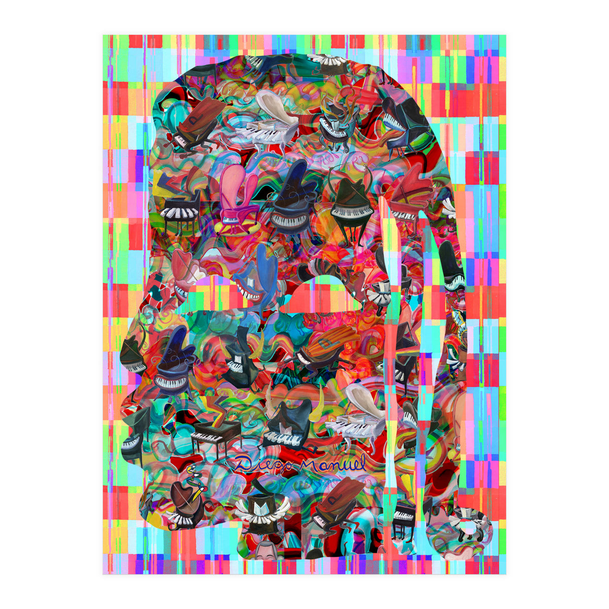 Abstracto Pop Nuevo B Nuevo 3 (Print Only)