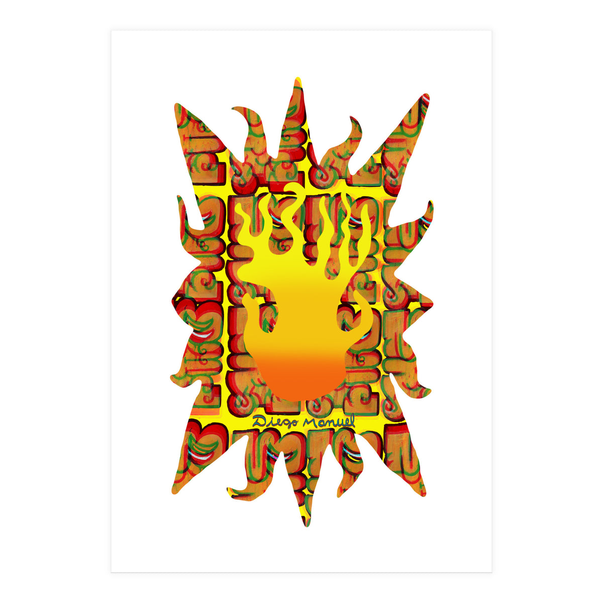 Fuego 3 Copia (Print Only)