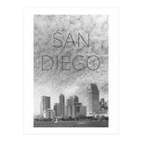 SAN DIEGO Skyline | Text (Print Only) thumbnail