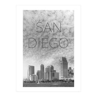 SAN DIEGO Skyline | Text (Print Only)