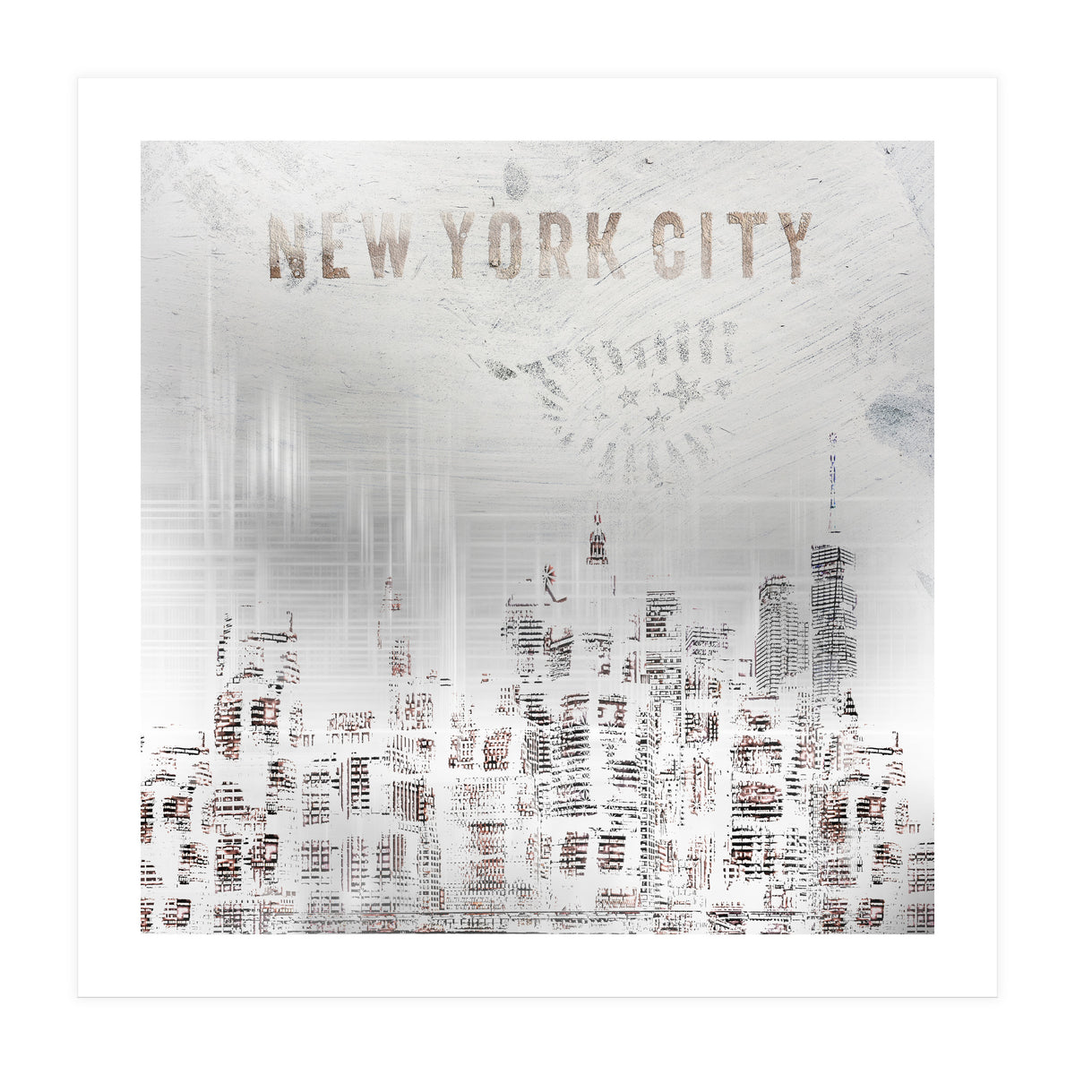 MODERN ART New York City Skylines  (Print Only)