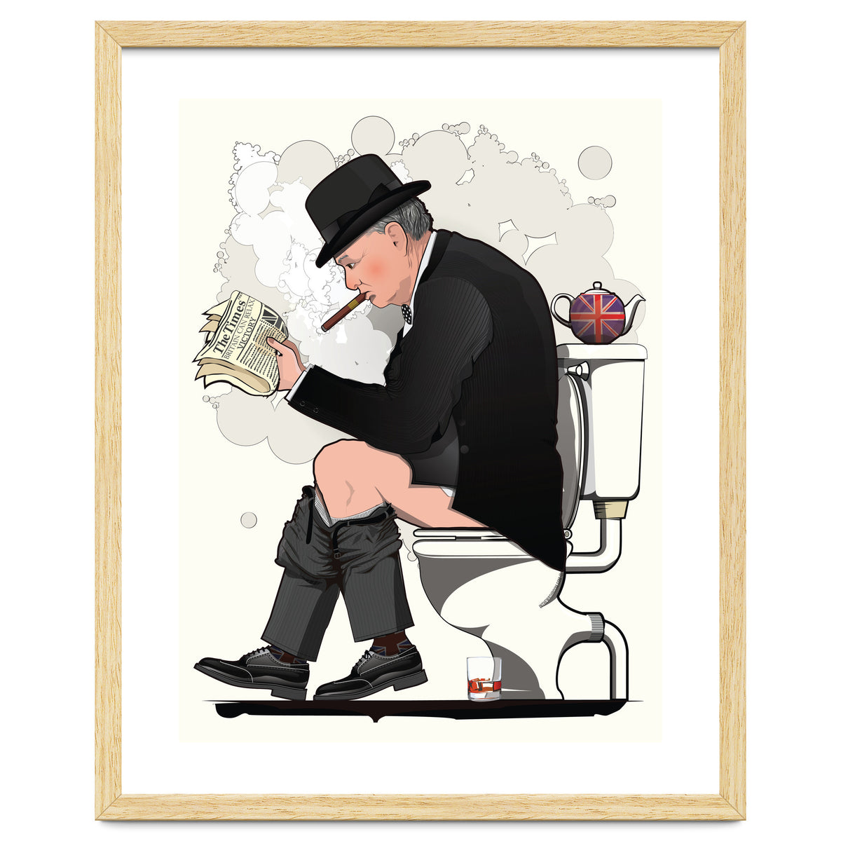 Churchill on the Toilet, Funny Bathroom Humour