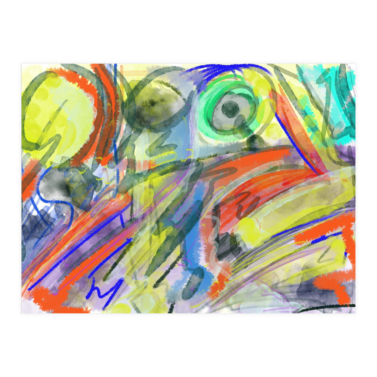 Aquarela Digital 1 (Print Only)