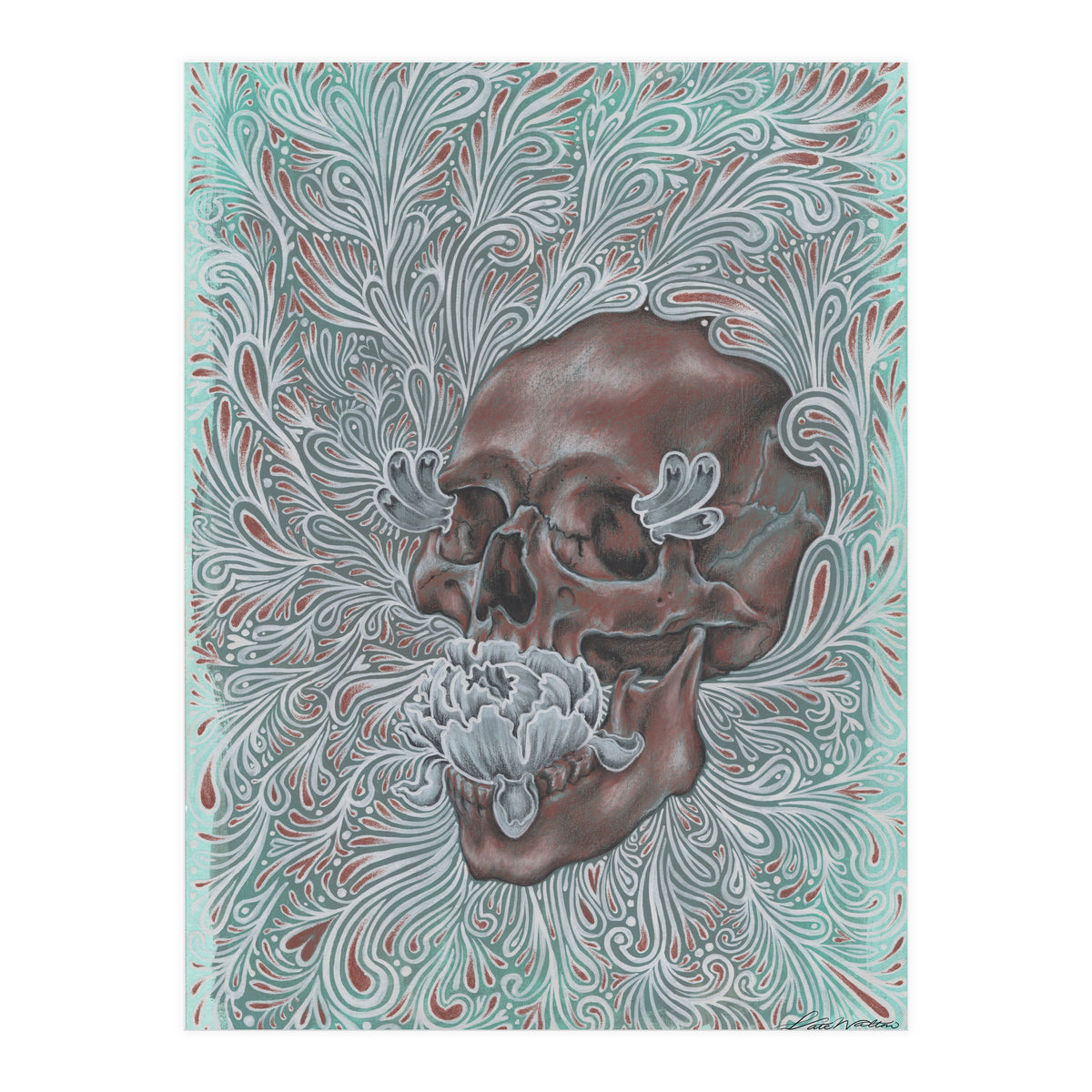 Faded Copper Peony (Print Only)