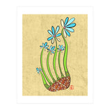 Blue Flowers (Print Only) thumbnail