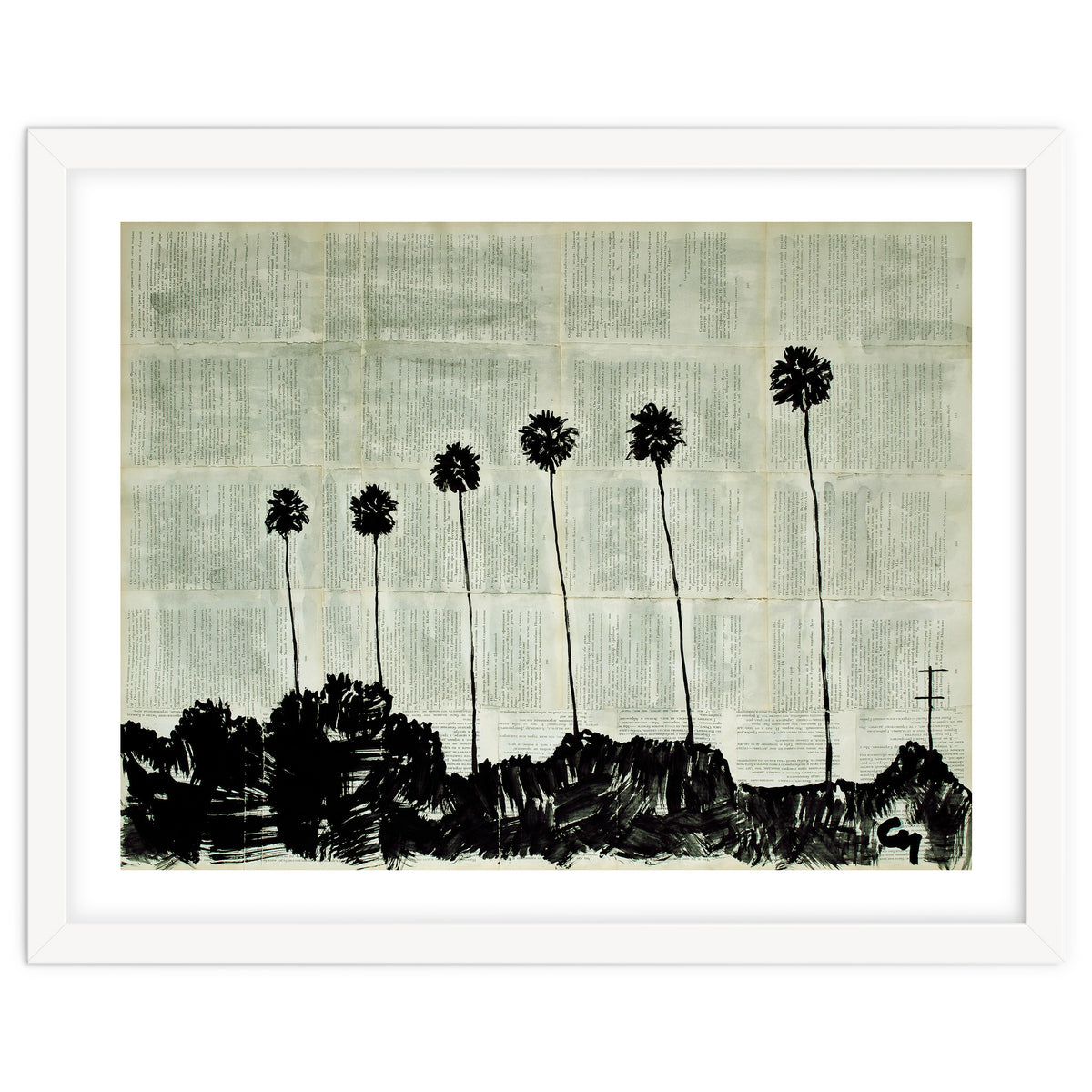 Six Palm Trees .