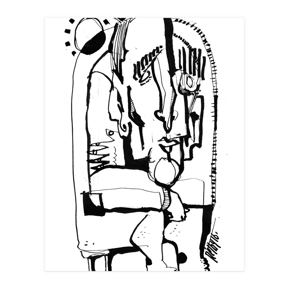 Freezing in Sunlight - b&w (Print Only)