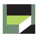 Geometric Shapes No. 83 - lime & grey (Print Only) thumbnail