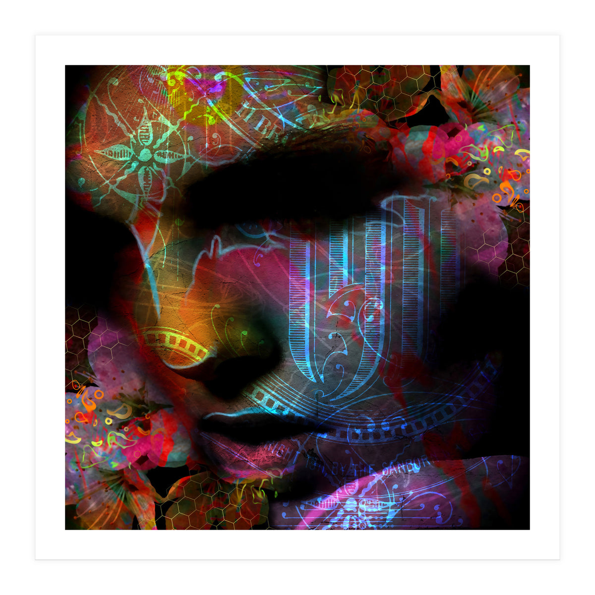 New Girl Face Redrefind (Print Only)