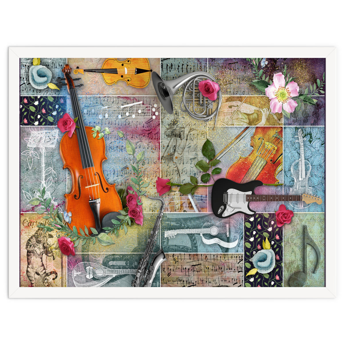 Musical Garden Collage