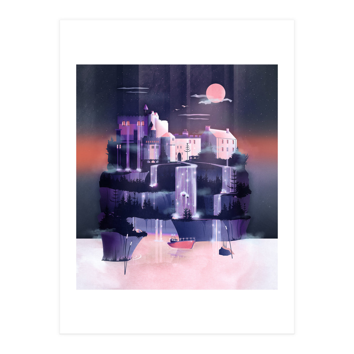 Waterfall Castle (Print Only)