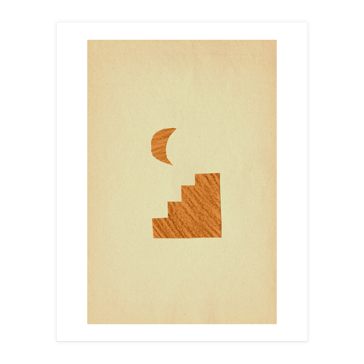 Minimalist moroccan landscape (Print Only)