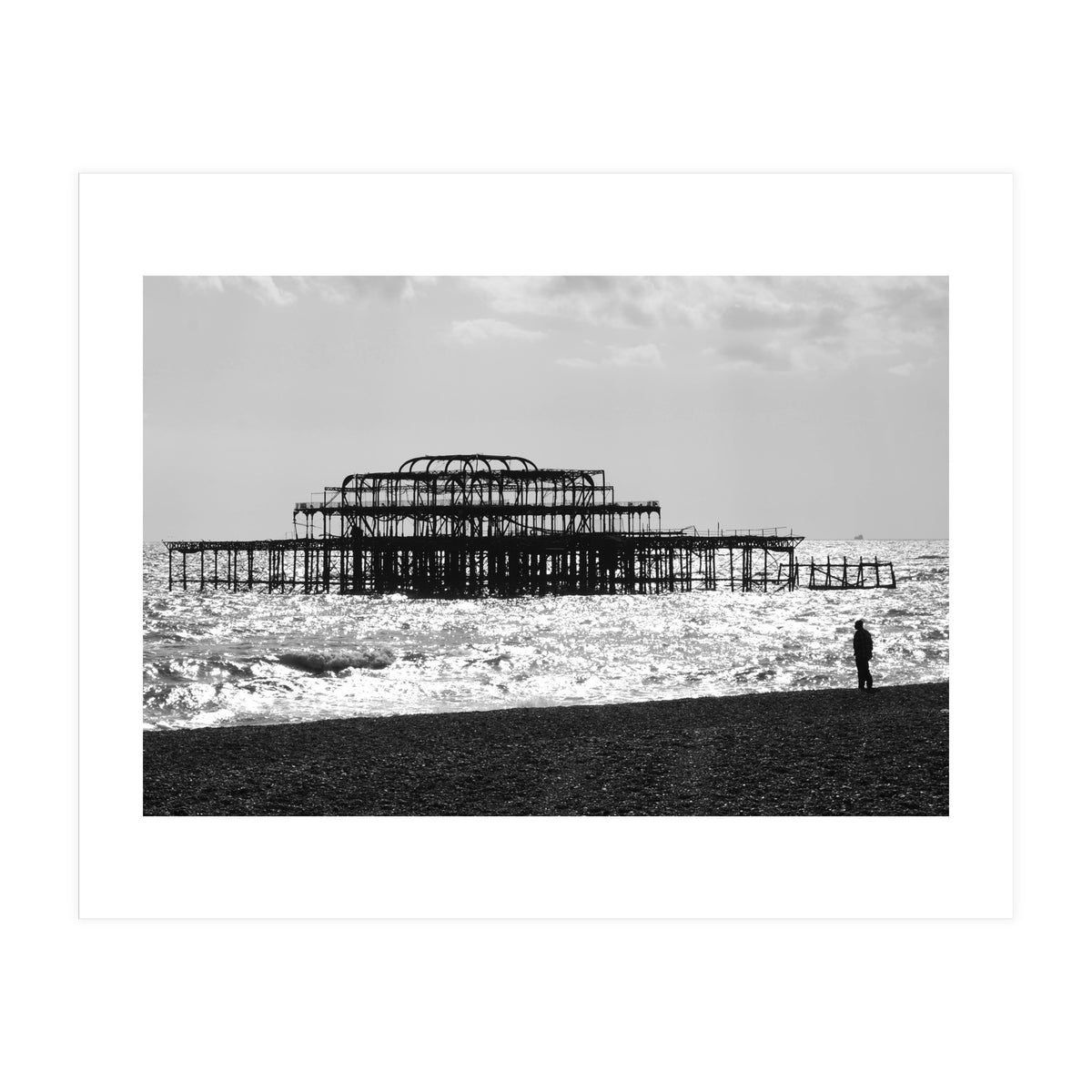 Brighton Old Pier Beach Structure (Print Only)