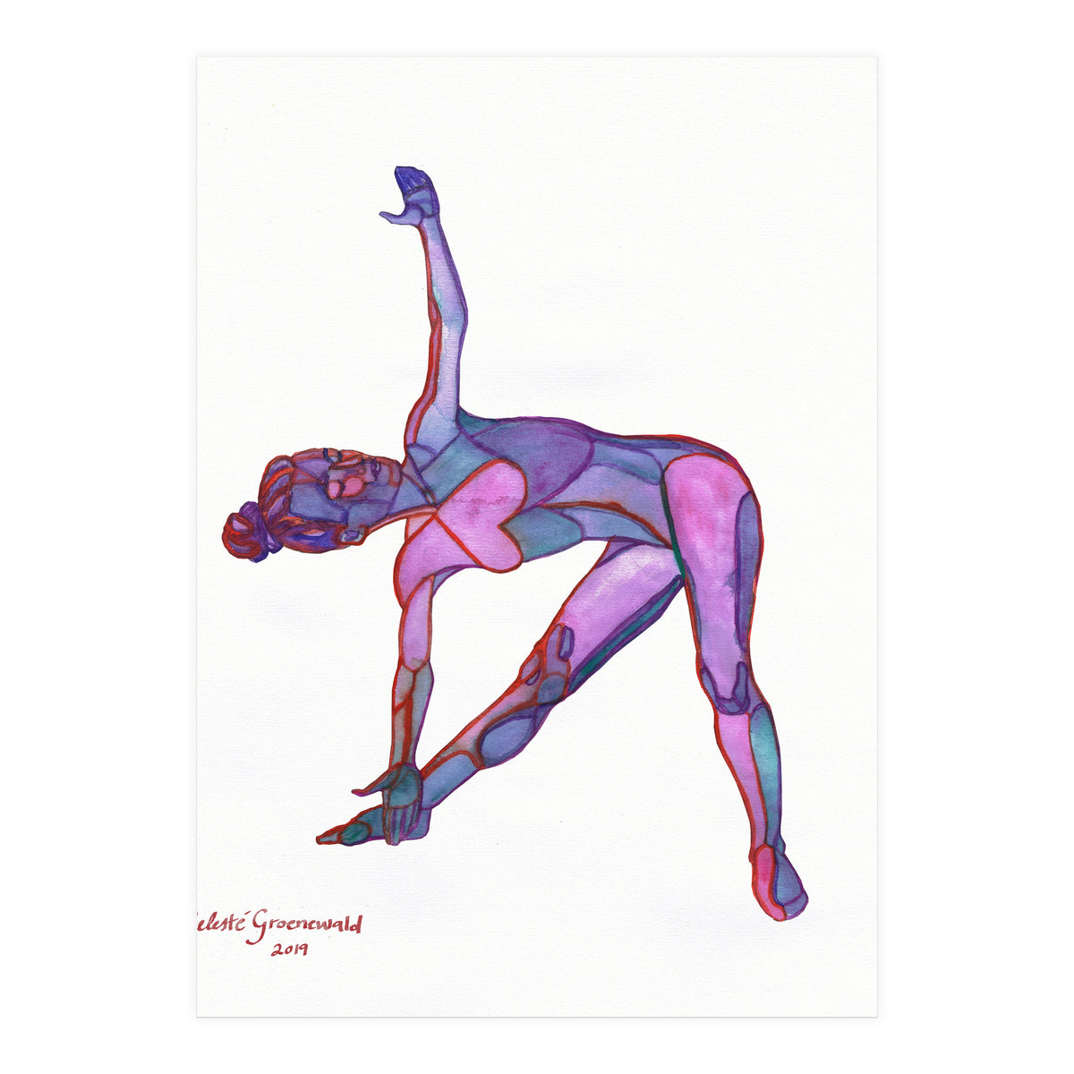 Trikonasana (Print Only)