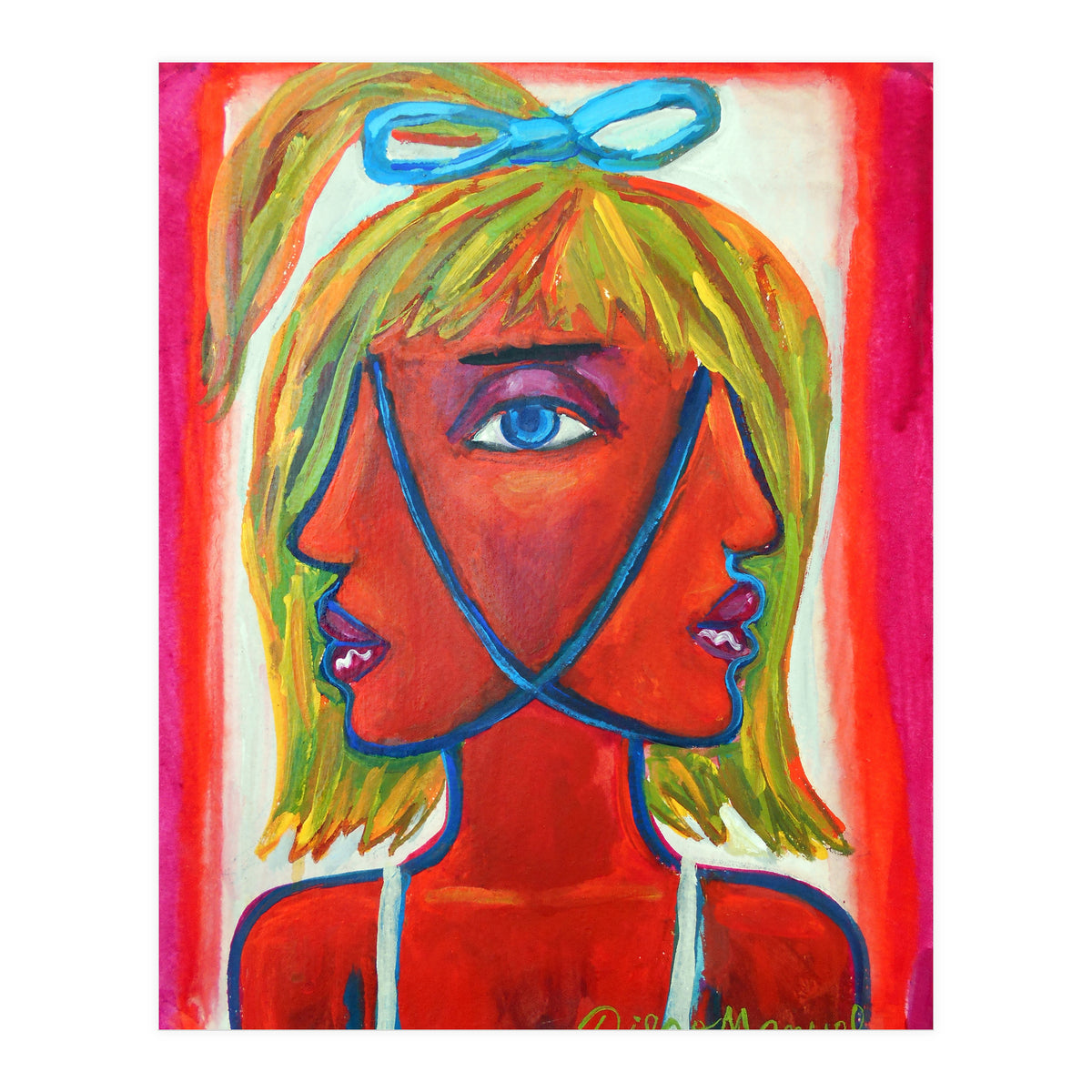 Cabeza De Mujer 9 (Print Only)