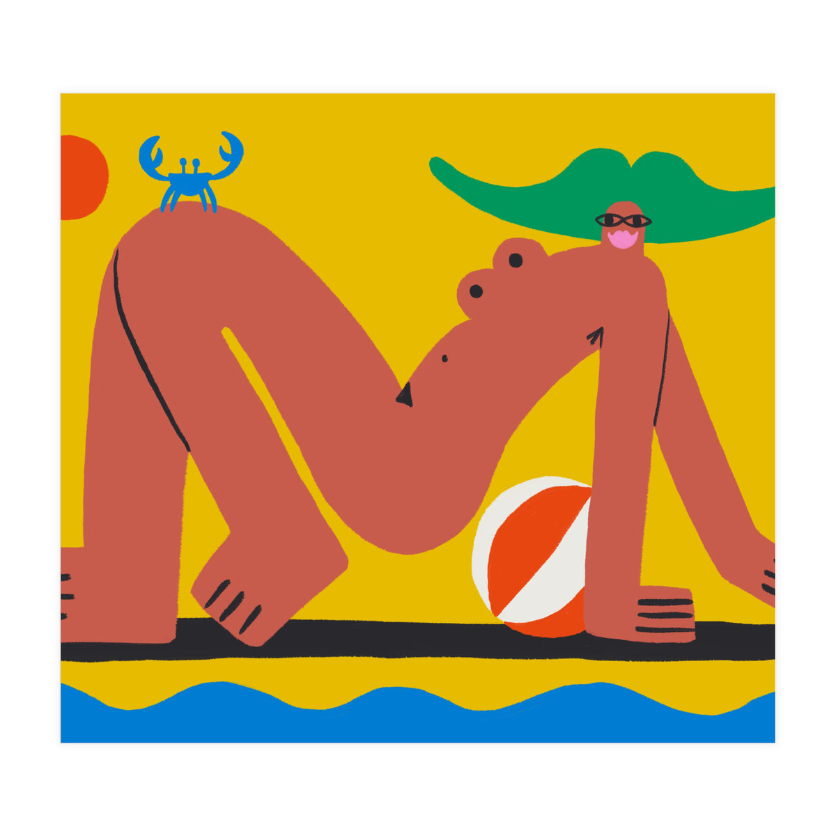 Crabwalk Home To Cuddle Cancer (Print Only)