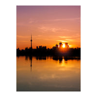Leslie Street Spit Toronto Canada Sunset (Print Only)