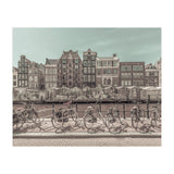 AMSTERDAM Singel Canal with Flower Market | urban vintage style (Print Only) thumbnail